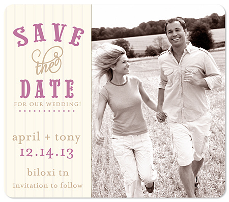 "Can Hardly Wait!" Save the Date Magnet